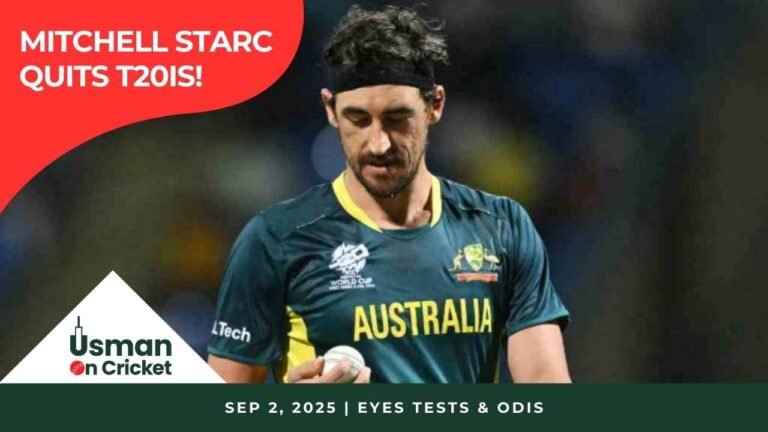 Mitchell Starc Quits T20Is!